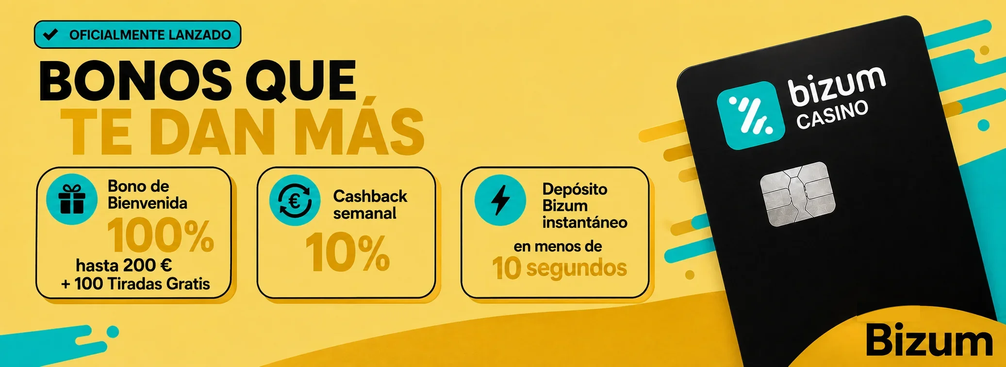 Bono del 100 % hasta 200 € — Bizum Casino